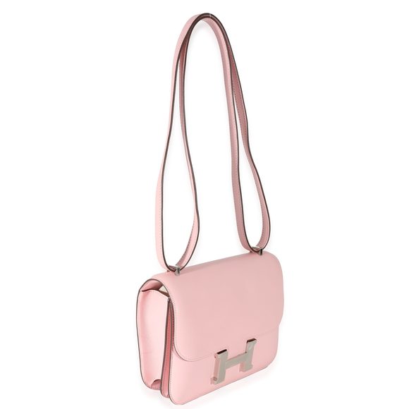 Hermès Rose Sakura Swift Constance 18 PHW - Picture 4 of 6